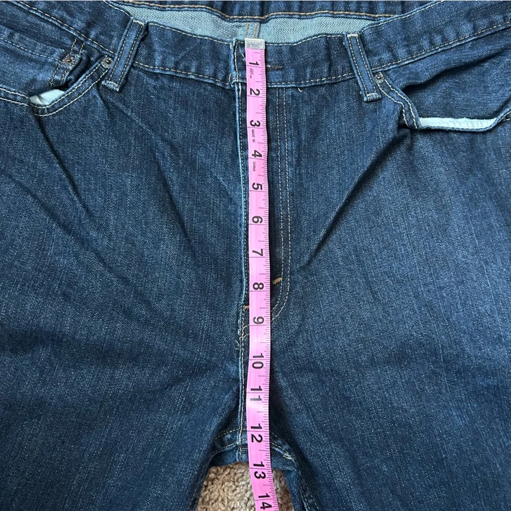 Men’s Levi’s 514 Dark Wash Denim Straight Fit Flex Jeans Size 40x32 |C59 - Picture 10 of 11